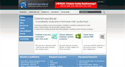 Desktop Screenshot of dobramuzyczka.pl