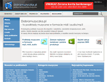 Tablet Screenshot of dobramuzyczka.pl